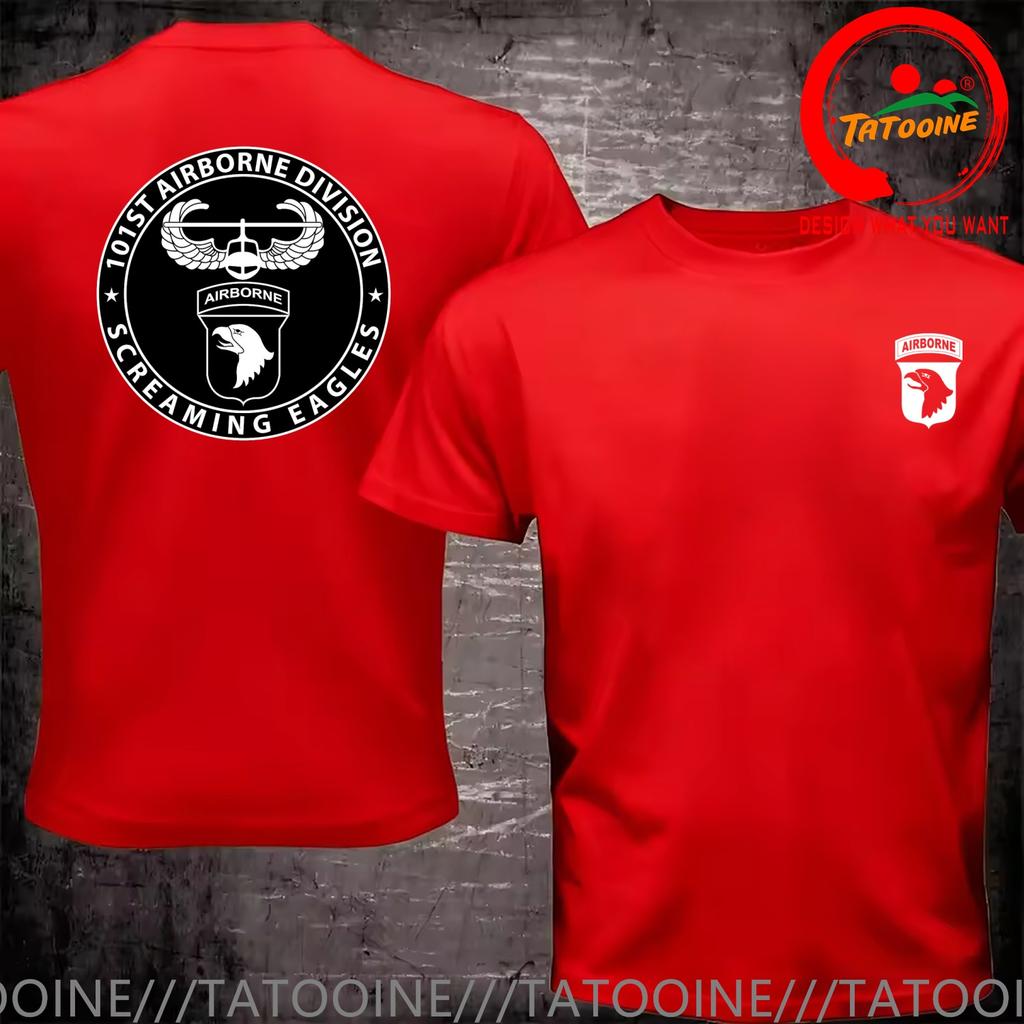 Funny Design 101st Airborne Screaming Eagles Shirt Unisex Fashion Trendy Casual Clothing Stylish Tops Tee Shirt Leisure Tshirt Unisex