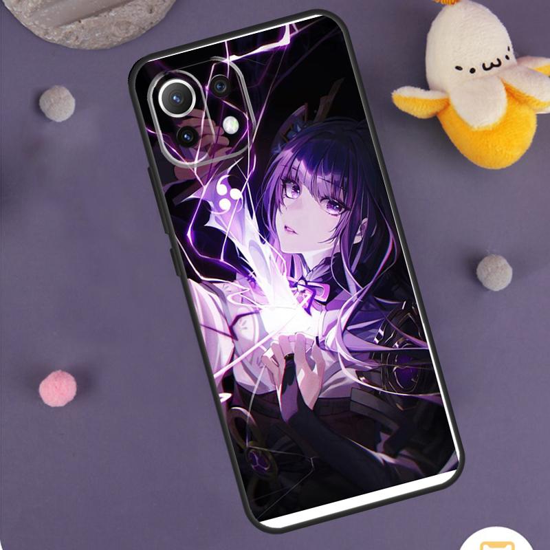 Raiden Shogun Genshin Impact Case For Xiaomi 17 Pro Max 14 15 Ultra 13T 14T 15T POCO F8 Ultra F5 F6 F7 X5 X6 X7 Pro Cover