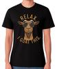 Relax I Goat This T-Shirt Funny Goat Pun Farm Humour Unisex Tee