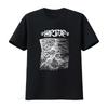 Wormrot Jawripper Anthrazitgraues T-Shirt Neu Offiziell Abuse Voices Dirge mit Fettem Totenkopf und Abstraktem Design Vintage Gewaschen