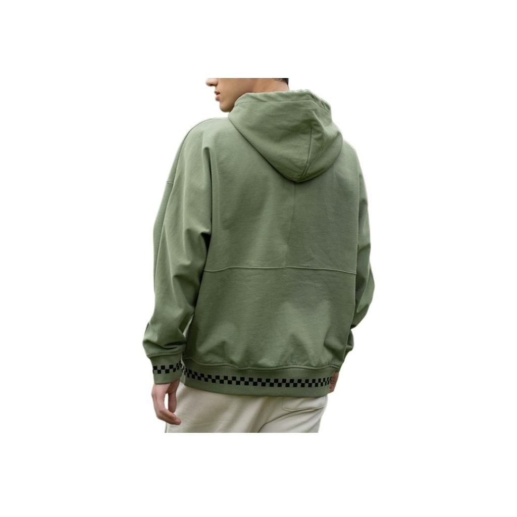 Vans American Vintage Hooded Pullover Printed Long Sleeve Sweatshirt Unisex sweatshirt Green VN000GQFAMB