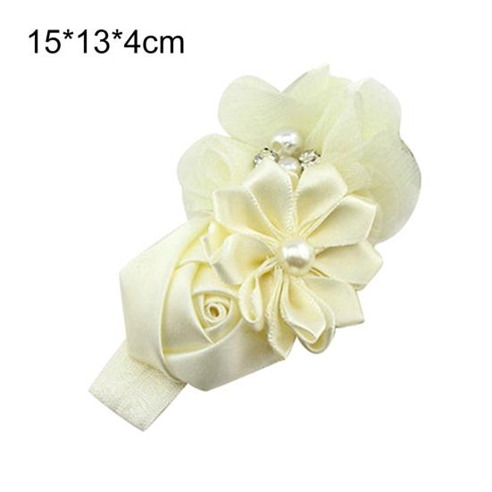 Småbarnsflicka Liten Prinsessa Blomma Hänge Strass Ros Hårband