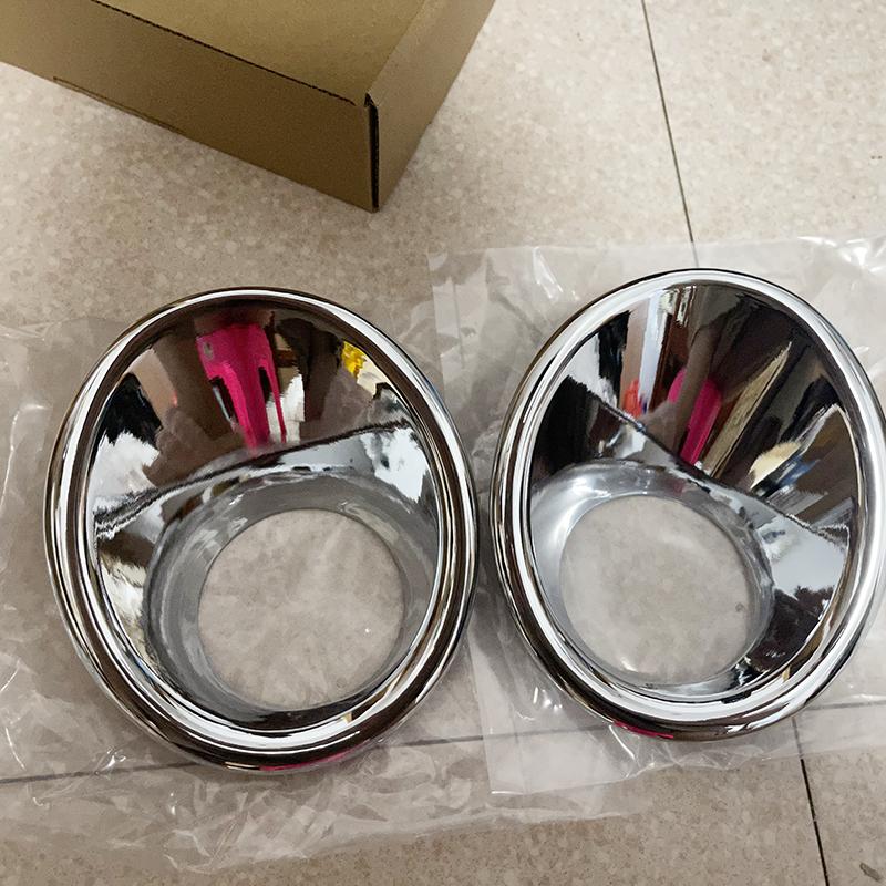 For Suzuki Vitara (2015-2022) ABS Chrome Front & Rear Fog Light Garnish Cover Trim - Car Accessories