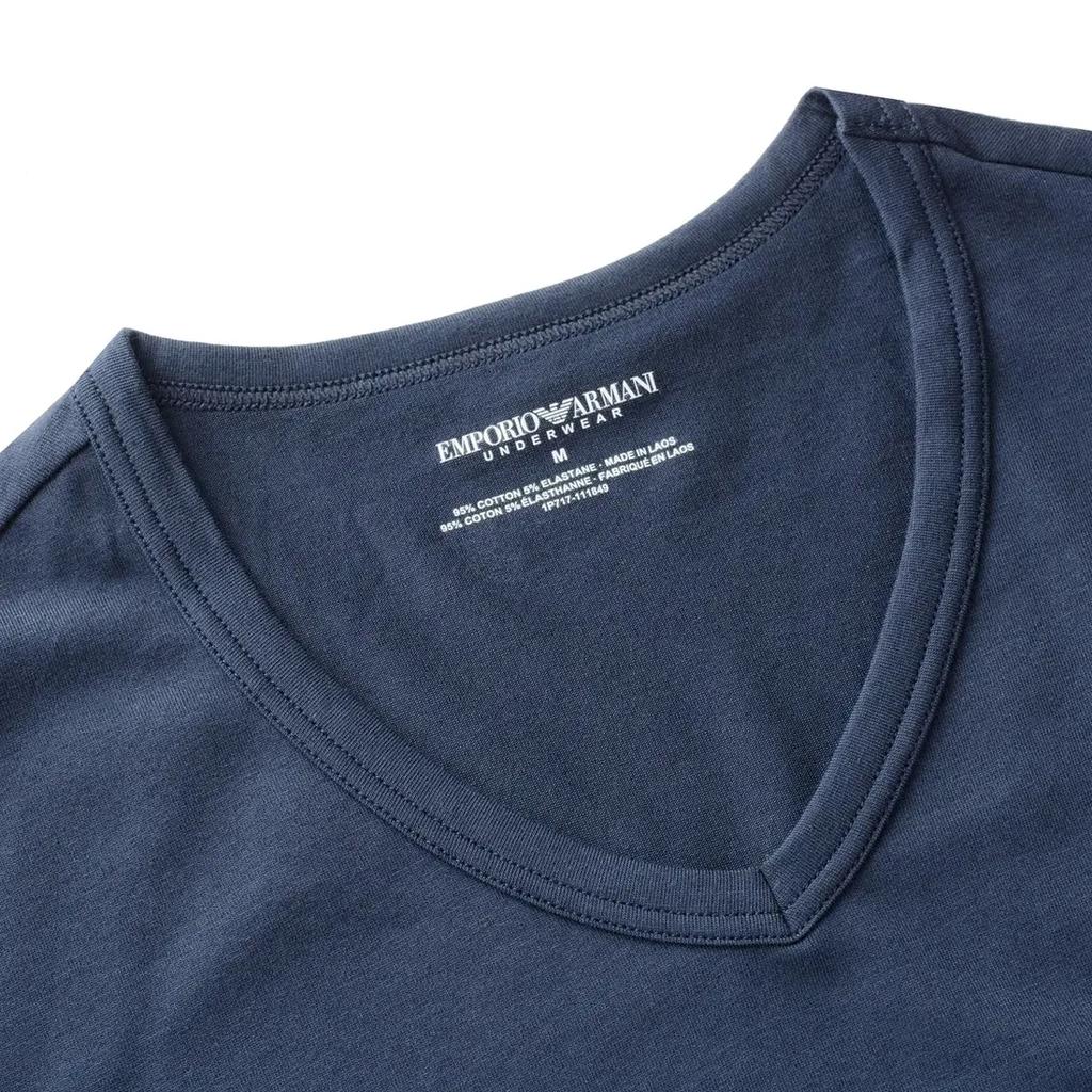 Emporio Armani t-shirt Herren-T-Shirt marineblau V-Ausschnitt 111849-1P717-17135 M