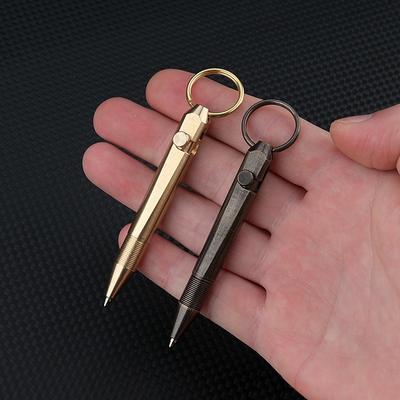 Mini Bolt Akční pero Krátký odstavec Kapesní Mini cestovní pero Přenosné Jemné pero na podpis Drobné pero Inkoust Kuličková pera