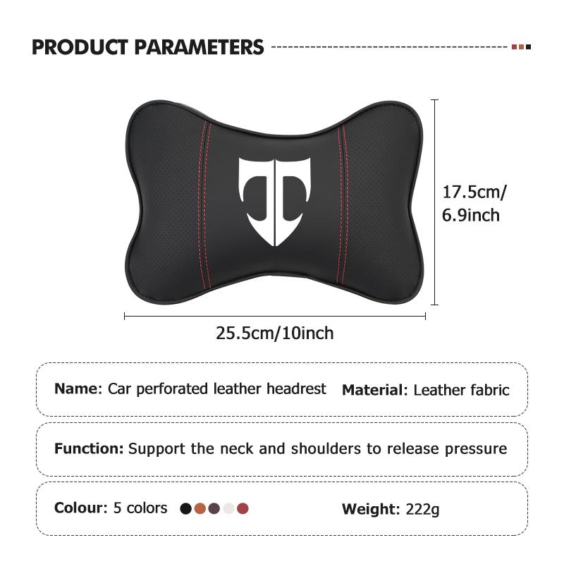 pujhx9 For Hyundai Car Styling Seat Headrest Waist Pillow Neck Support Neck Pillow Tuscani II III IV Tuscani Coupe Tiburon I30 I20 IX35