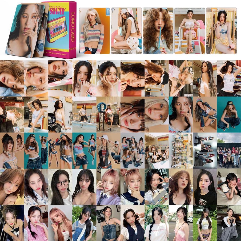 Official (G)I-DLE Photo Card Set: Song Yuqi, Cho Miyeon, and Ye Shuhua Lomo Cards - Female Group Merchandise Album