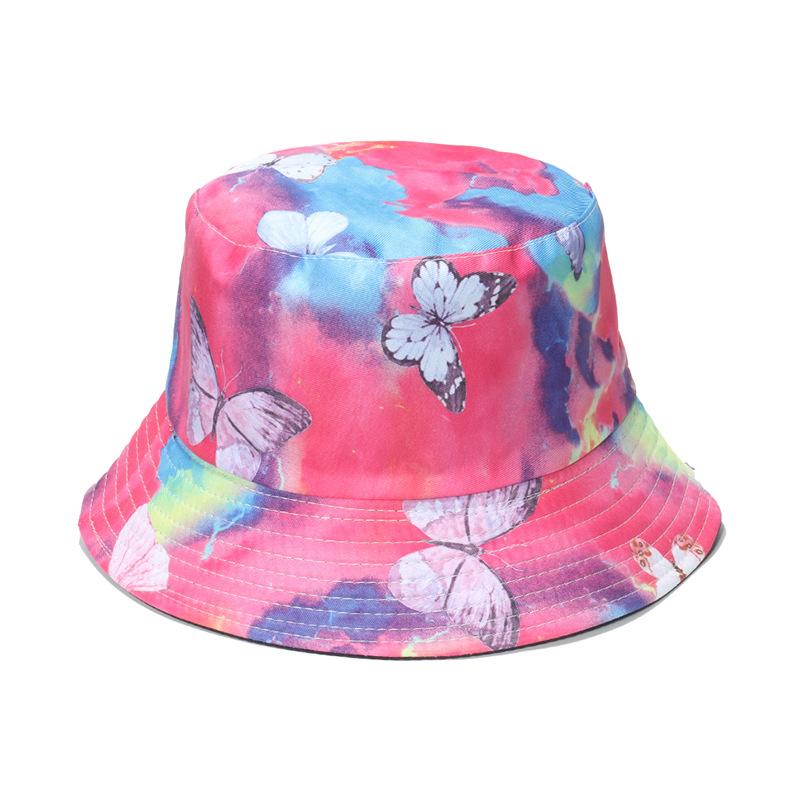 European American And Pot Hat 3d Color Printed Fisherman Hat Shade Sun Hat