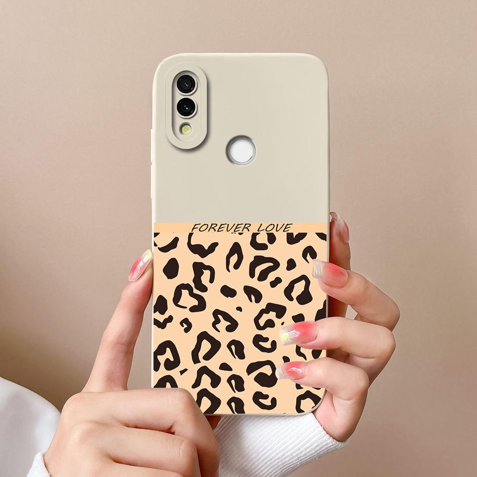 Case Cover For Redmi 7 Cartoon Soft Smooth Liquid Silicone Full Protection Anti Choc Phone Cover For Xiaomi Redmi7 Bumper Fundas