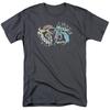DC Comics Action Duo Mens T Shirt Charcoal