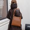 Genuine Leather Womens Tote Bag Soft Full-Grain Cowhide Large Capacity Shoulder Urban Minimalist Style