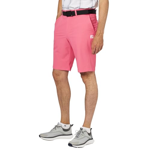 

FootJoy Men s Dot Touch Solid Golf Shorts, Pink Lemonade, Size Small, FJ-S25-P04, 34747-S