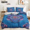 Bohemian Bedding Set Boho Flowers Duvet Cover Exotic Nationality Pillowcases Queen King for Woman Couple Bedroom Decorations