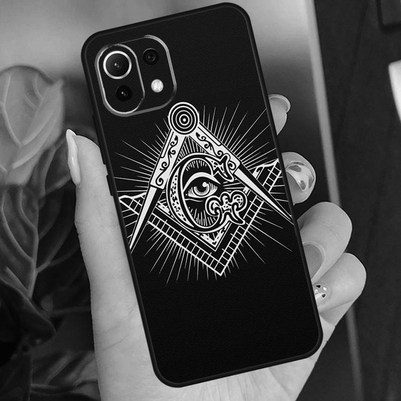Freemasonry Logo Symbol Case For Xiaomi 15 14 Ultra 13T 14T 15T Pro 17 Pro Max POCO F8 F7 F5 F6 X5 X6 X7 Pro Coque