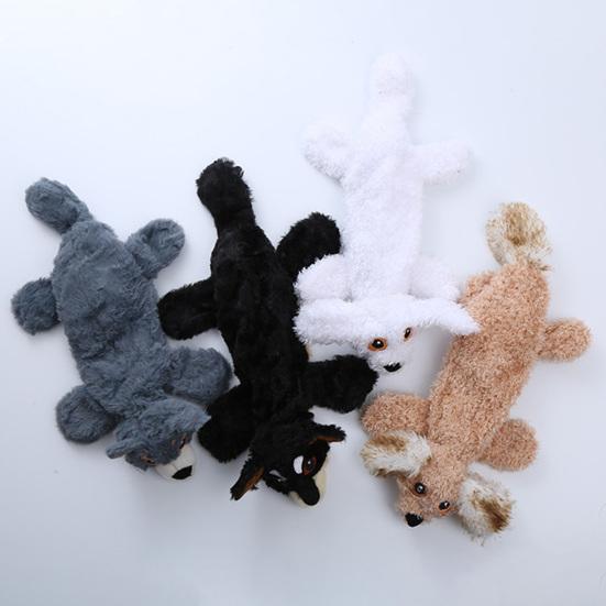 Dog Chew Toy Adorable Appearance Bite-resistant Cartoon Shape Washable Tear-proof Relieve Boredom Extra Soft Pet Dog Cat Interactive Sound