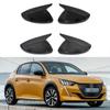 Compatible Rearview Mirror Cover for Peugeot 208 (2020-2023), 308 (2014-2020), 508, and 2008 Models