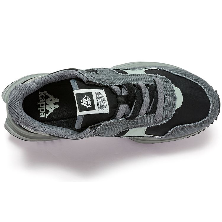 Kappa Retro Casual Low-Top Running Shoes Unisex sneakers Black Gray K0CY5MM01-990