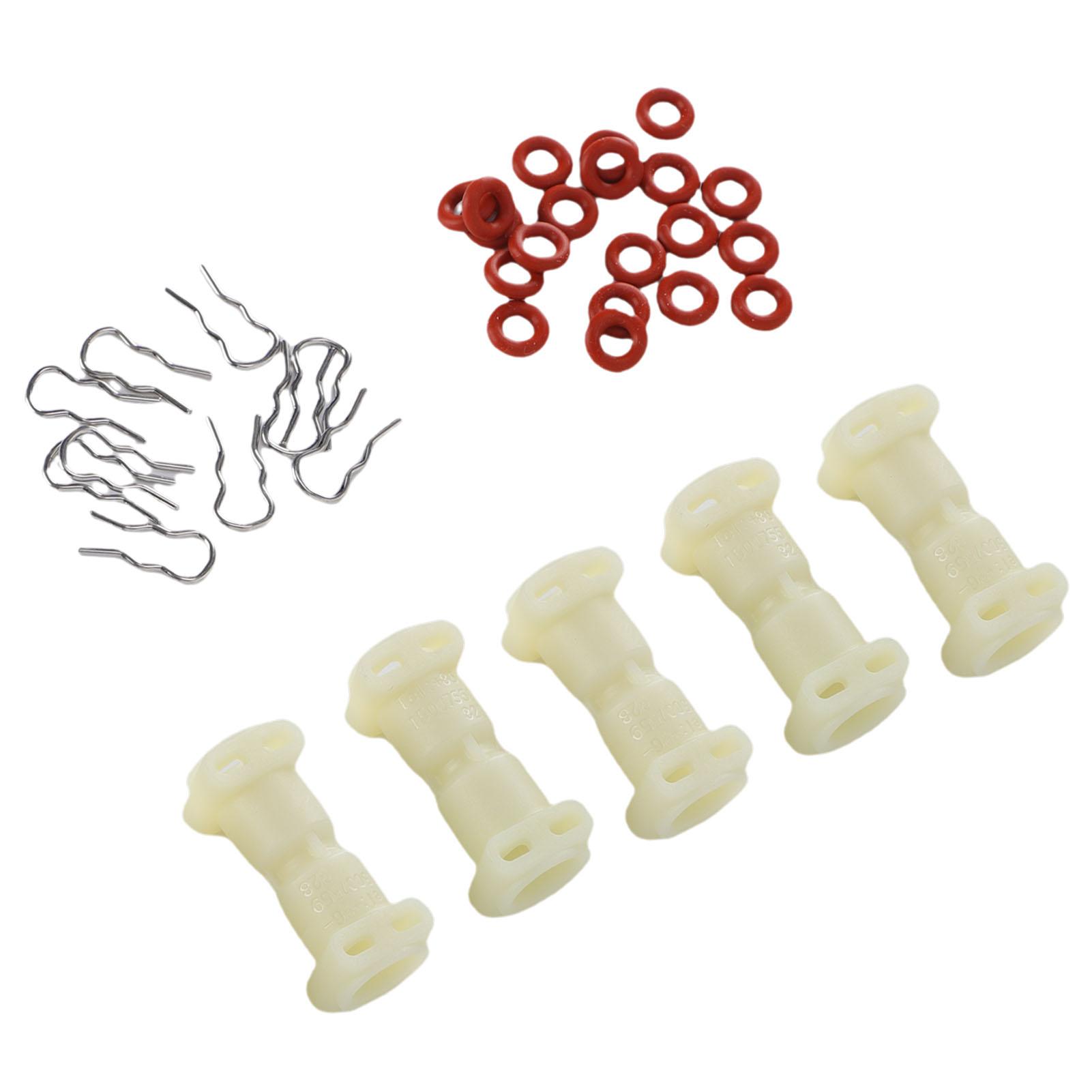 Machine à Café   Kit de Fourchettes, Étanche Connecté Professionnel Voies Eau Huile avec Silicone pour Réparation Maintenance Système Complet