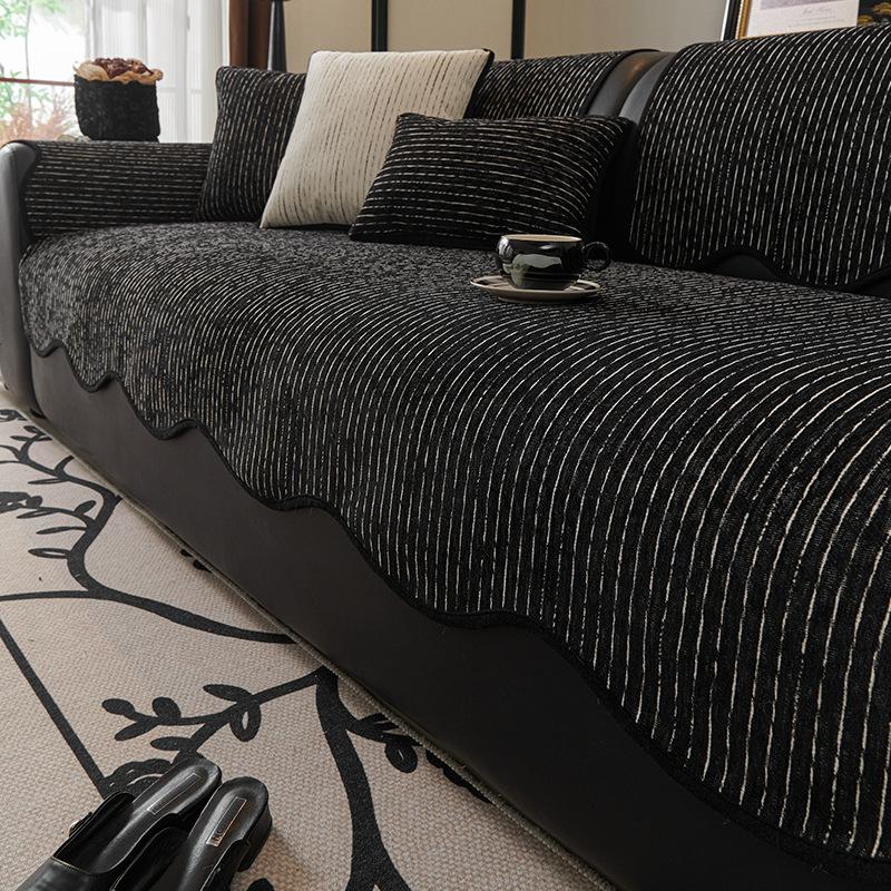 Special-Shaped Sofa Cushion  New Four-Season Universal High-End Leather Sofa Special Backrest Towel Fixed Non-Slip Cover