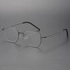 Pure Titanium Glasses Frame Men Women New Pilot Optical Myopia Prescription Eyeglasses Frame Full Korean Screwless Eyewear