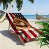 Sports Print Beach Towel, Large Soft Quick Dry Towel for Beach Camping Swimming