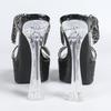 2025 Europe and America 15cm high-heeled sandals luxury crystal sequins sexy hollow cool slippers high heels LFD-3640-A2