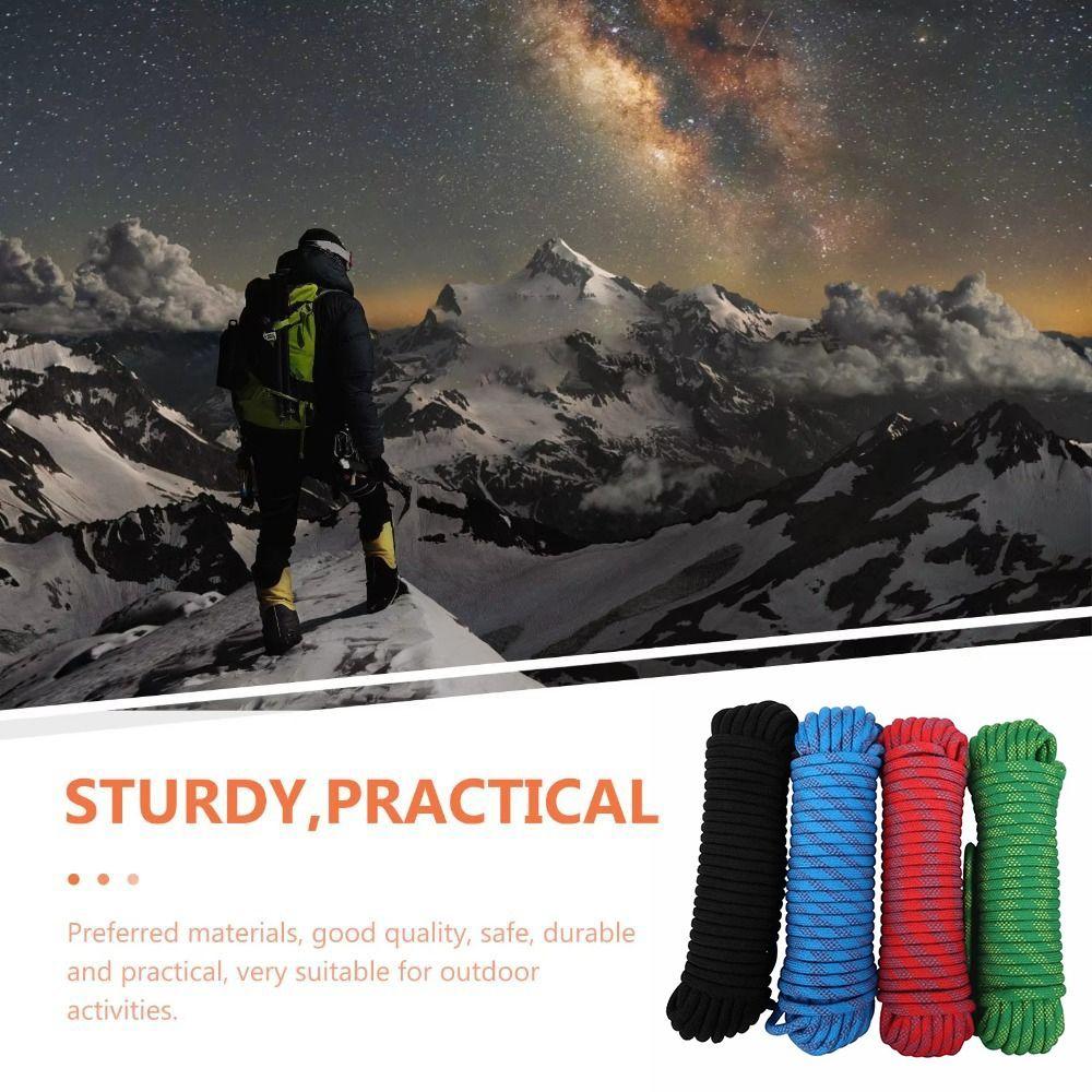 Thickened 12mm Safety Life Rope Static Static Rock Rope Equipment Survival Rope Car Rescue