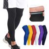 Customized Color Sport Basketball Cycling Running Protector Compression Leg Long Sleeve Knee Guard Pad