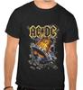 AC-DC AC DC Ροκ Μουσική Λογότυπο Παιδικό T-Shirt Μαύρο -1036 -SW-Kids-