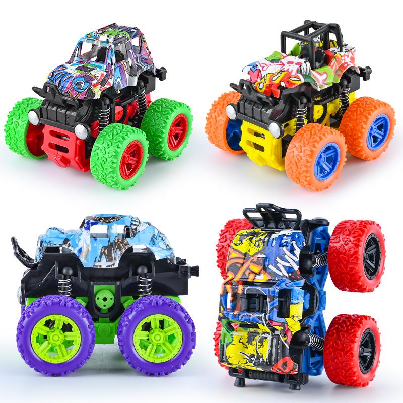 TikTok Influencer Stunt Off-Road Toy Car: Inertia-Driven Four-Wheel Drive Children's Gift