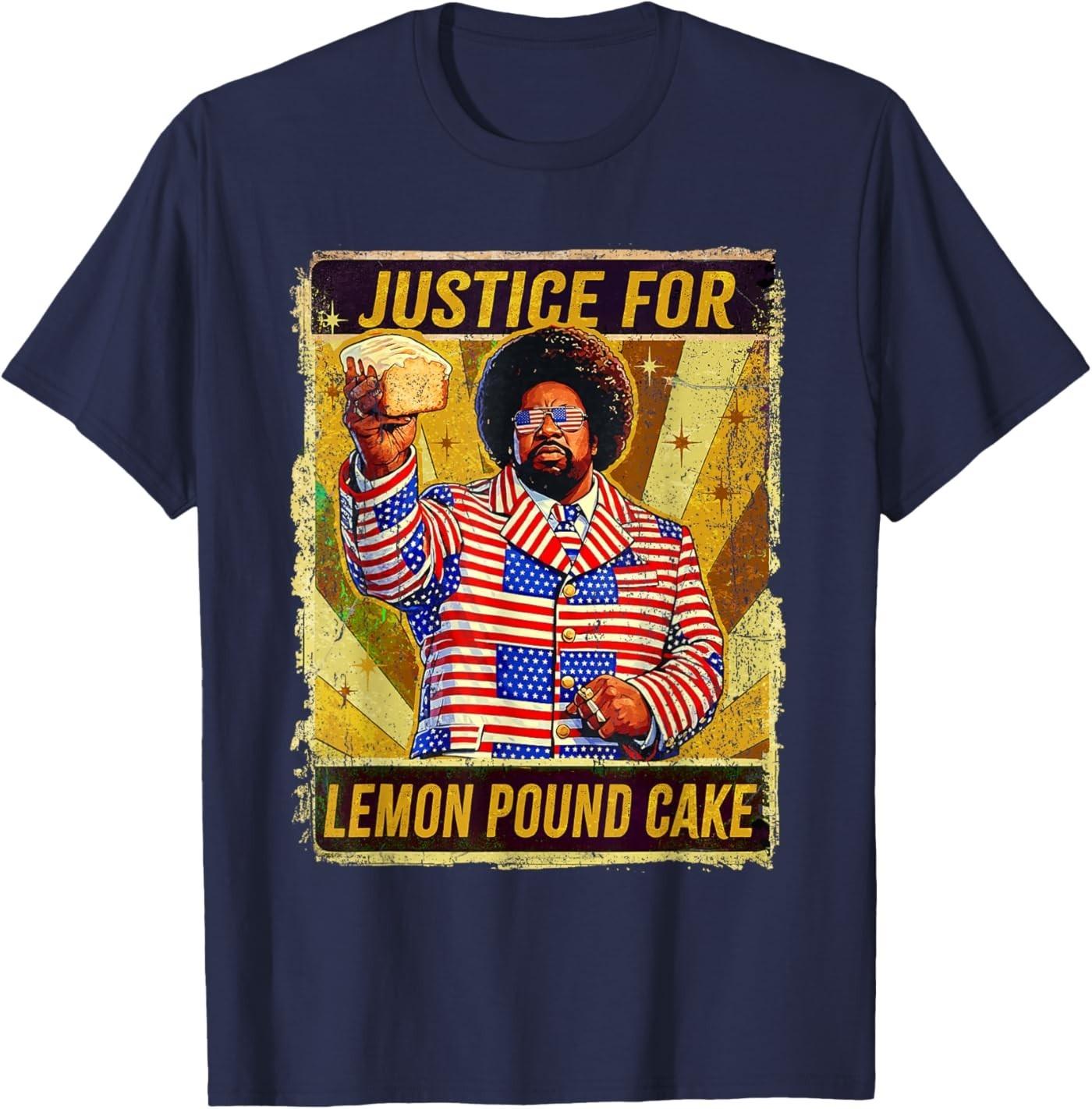 Justice for Lemon Pound Cake T-Shirt S разноцветный