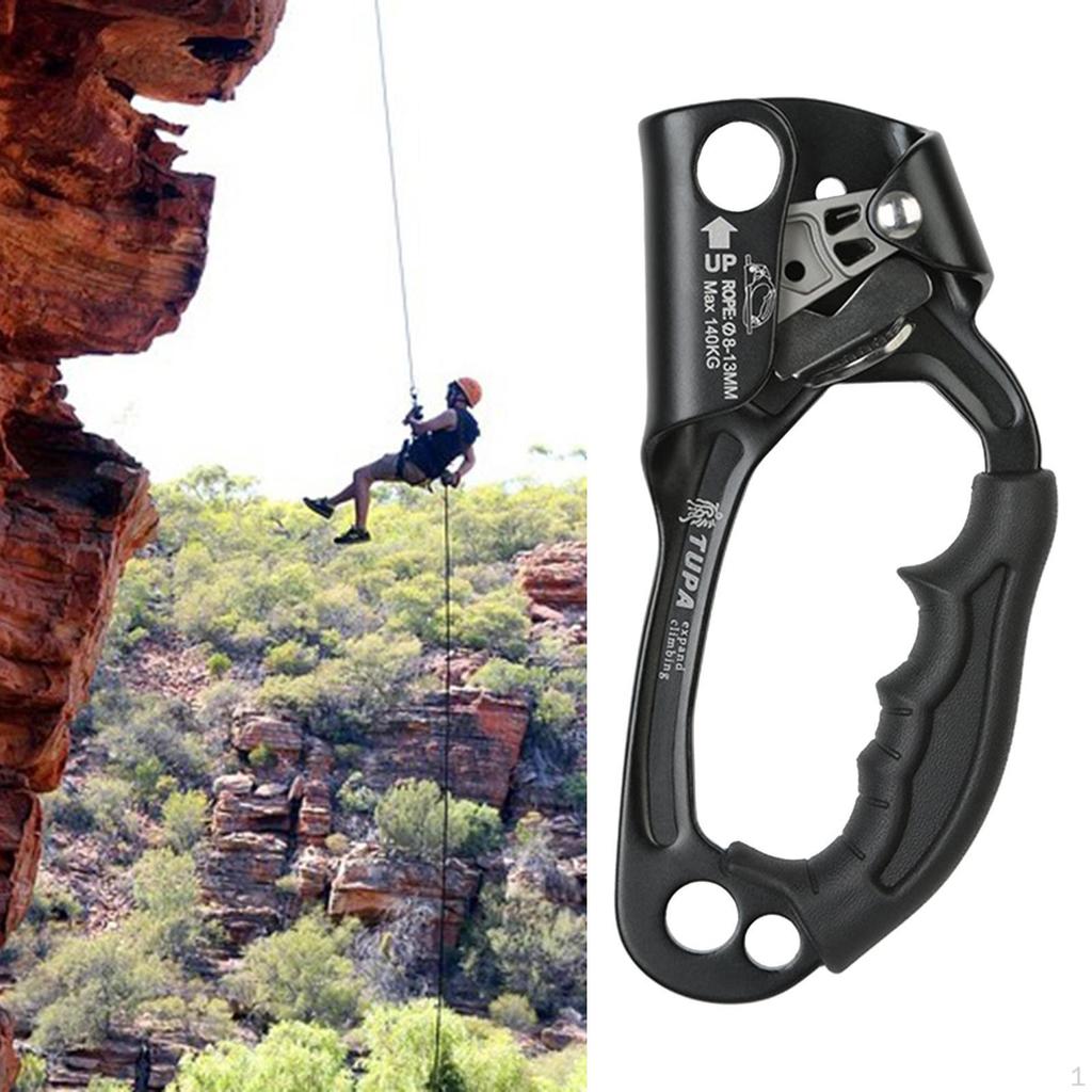 Steigklemme Legierung Langlebig Tragbar Leicht Ergonomisch für Bergsteigen 8~12mm Seil, Klettern, Baumpfleger ,