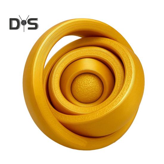 Fidget Ring Toy for Adults Teens Rotating Stress Relief Spinner for Focus Anxiety Relaxation EDC Desk Sensory Toy