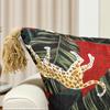 Eurasia Decor Madhuban Cheetah Printed Decorative Cushion Cover – Cotton Blend