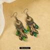 Vintage Long Fringed Earrings Femininity Earrings Niche Bohemian Vacation Earrings