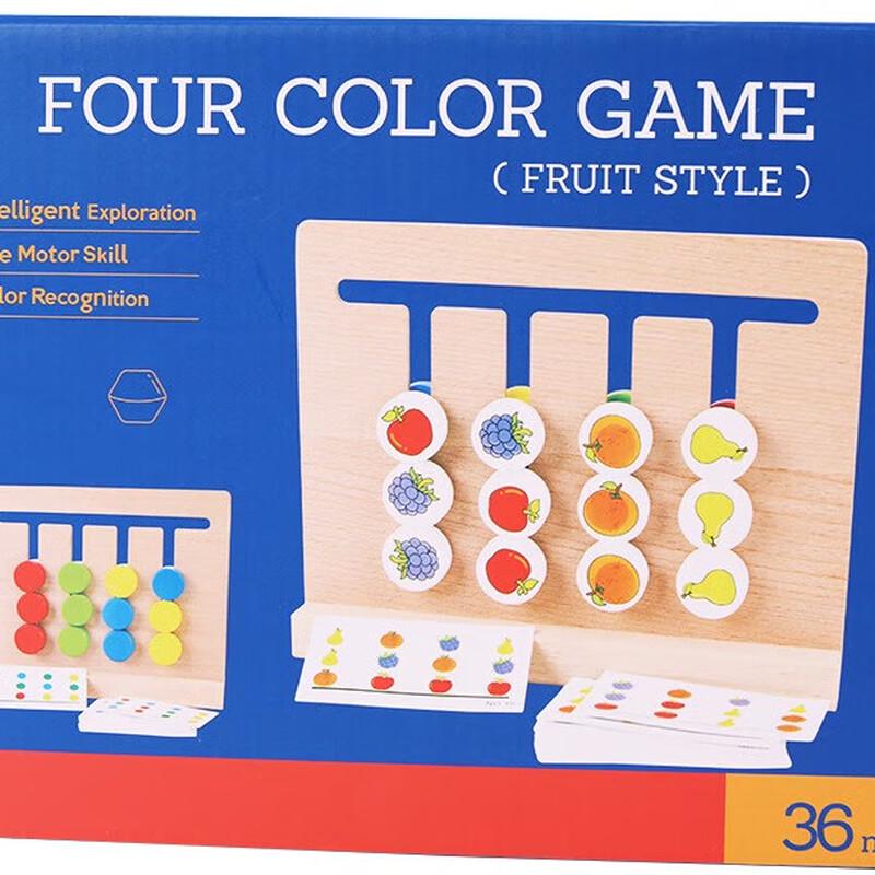 

Brangdy Logic Thinking Fruit Four Color Game
