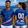 2026 Letní Nová Fotbalový Dres Kapverdy Sport Unisex Fanouškovské Tričko na Zápas Prodyšné Rychleschnoucí Sportovní Oblečení Rodinné Dětské Trička