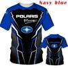 New Hot Selling 3D Polaris Logo Racing T-shirt Cool Printed Neutral Racing Team Men's T-shirt