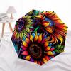 1pc Sunflower Mandala Automatic Open/Close Umbrella, Portable Folding Umbrella, Compact Travel Umbrella For, Birthday/Christmas Gift 5082