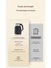 SAST Digital Thermostatic Electric Kettle with Automatic Keep Warm Feature, 304 Stainless Steel, Faux Leather Finish, Ideal Gift.