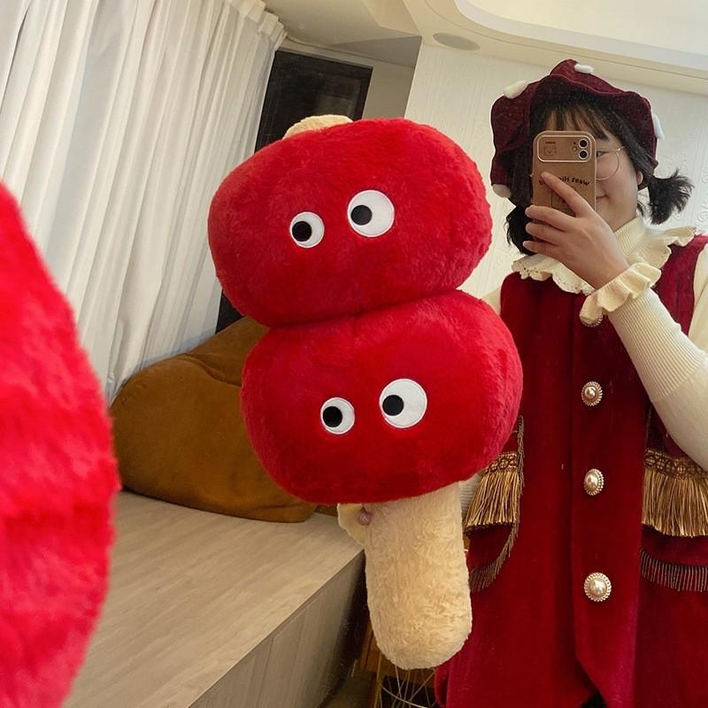 Hawthorn Fruit Plush Toy With Removable Pillow For Bedroom Decor And Gift For Girls