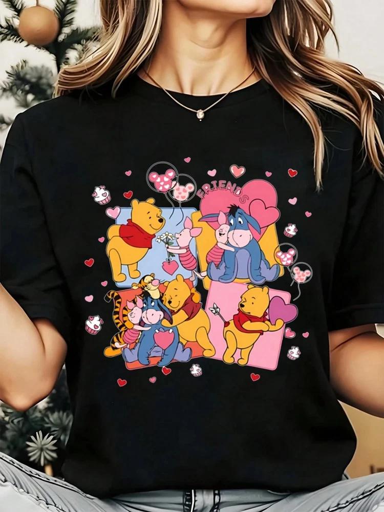 TShirt Winnie The Pooh Characters Unisex 2 S