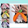 Adorable Fruity Rabbit Plush Keychain Cute Pineapple Grape Strawberry Carrot Dolls