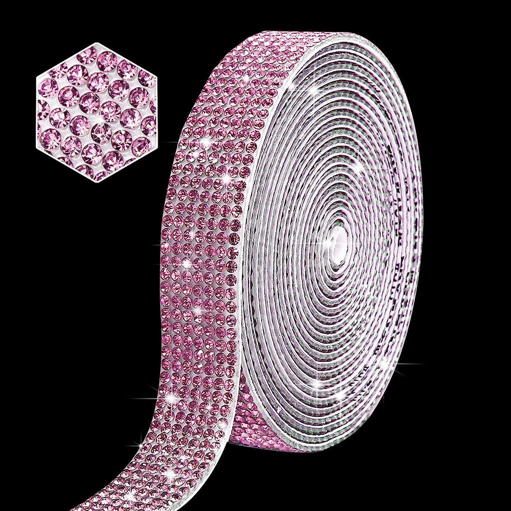 Strass Lint Zelfklevende Strass Strips Rode Strass 3 Yards Strass Lint Zelfklevende Strass Strips Rode Strass 3 Yards