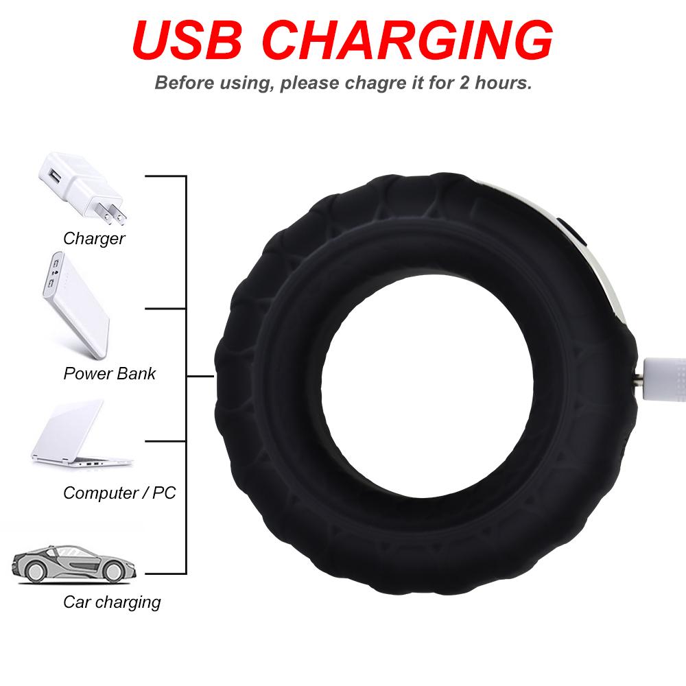 Wireless Remote Control Penis Ring Vibrator Stimulate Women Clitoris Massage Delay Ejaculation Cock Erection Vibrating Ring Shop