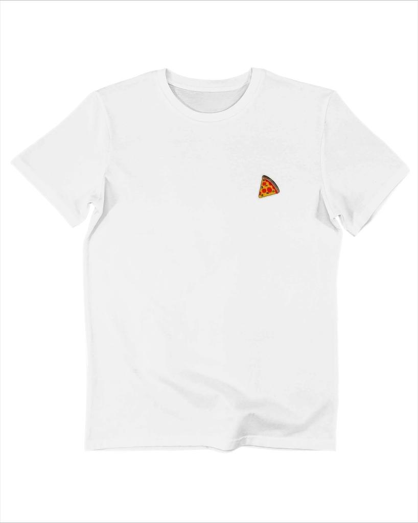 Pizza Street Fashion Clothing Pattern Trend Printing Summer Luxury Brand Cotton Mens and Womens TShirts Short Sleeves