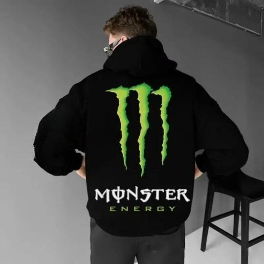 2026 Cross-border Autumn/Winter New Men's Hoodie with Claw Print, Casual and Stylish Long-Sleeved Pullover