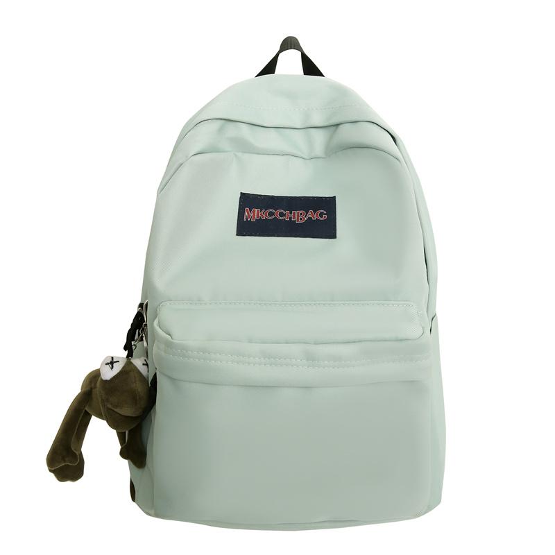 

Женский многофункциональный рюкзак большой емкости, нейлоновый студенческий школьный рюкзак для занятий спортом на открытом воздухе для мужчин зелёный