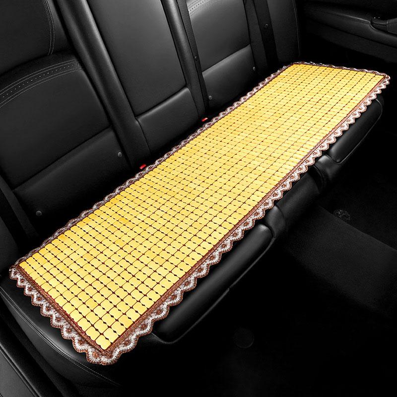 Summer Cool Bamboo Cushion Car Seat Cover Natural Bamboo   Square Mat Single Piece Massage Breathable Environmental Waterproof