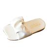 Καλοκαιρινά σανδάλια slip-on νέου στυλ για παιδιά, μοντέρνα σανδάλια σπιτιού κορεατικού στυλ για κοριτσάκια, παπούτσια με μαλακή σόλα για μικρά κορίτσια